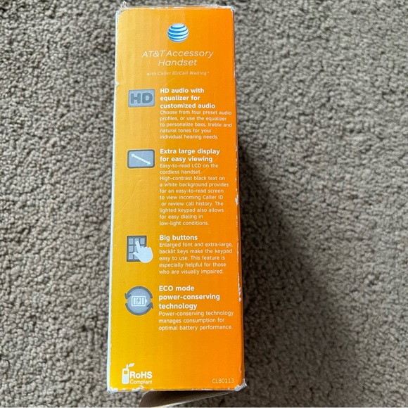 AT&T CL80113 Accessory Handset for CL82213 - Picture 10 of 12